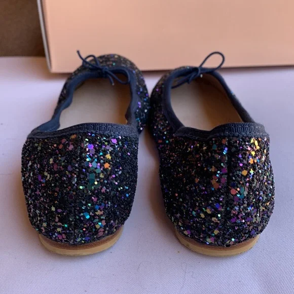 Bloch Navy sparkle ballet dress shoes size 3.5 - Picture 8 of 12